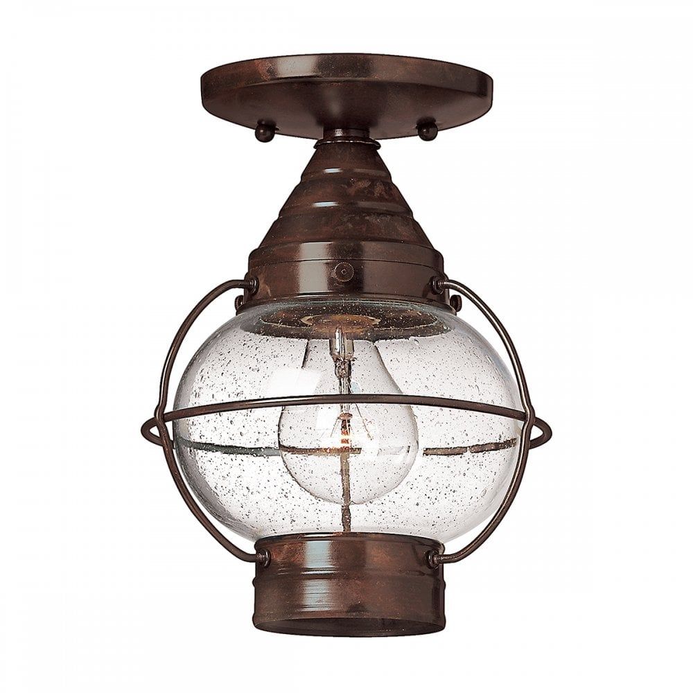 Hinkley HK/CAPECOD8/S Capecod 1 Light Flush Lantern