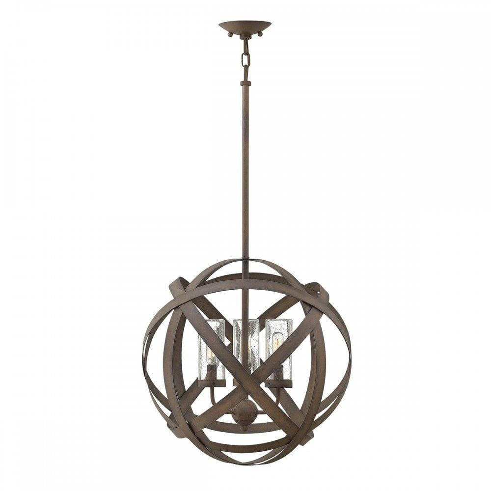 Hinkley HK/CARSON/3P Carson 3 Light Outdoor Chandelier