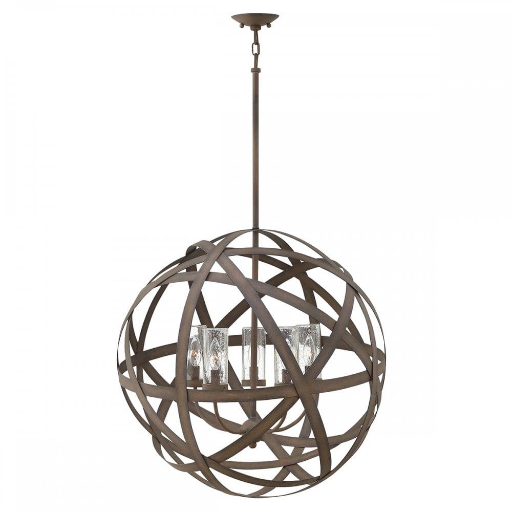 Hinkley HK/CARSON/5P Carson 5 Light Outdoor Chandelier