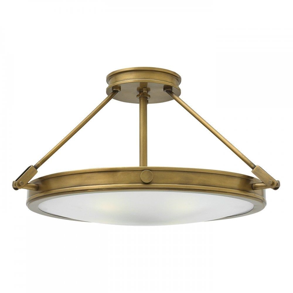 Hinkley HK/COLLIER/SF/M Collier Large Semi-flush