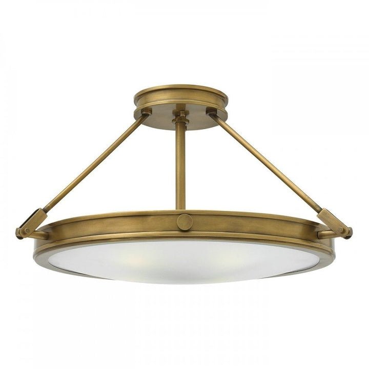 Hinkley HK/COLLIER/SF/M Collier Large Semi-flush