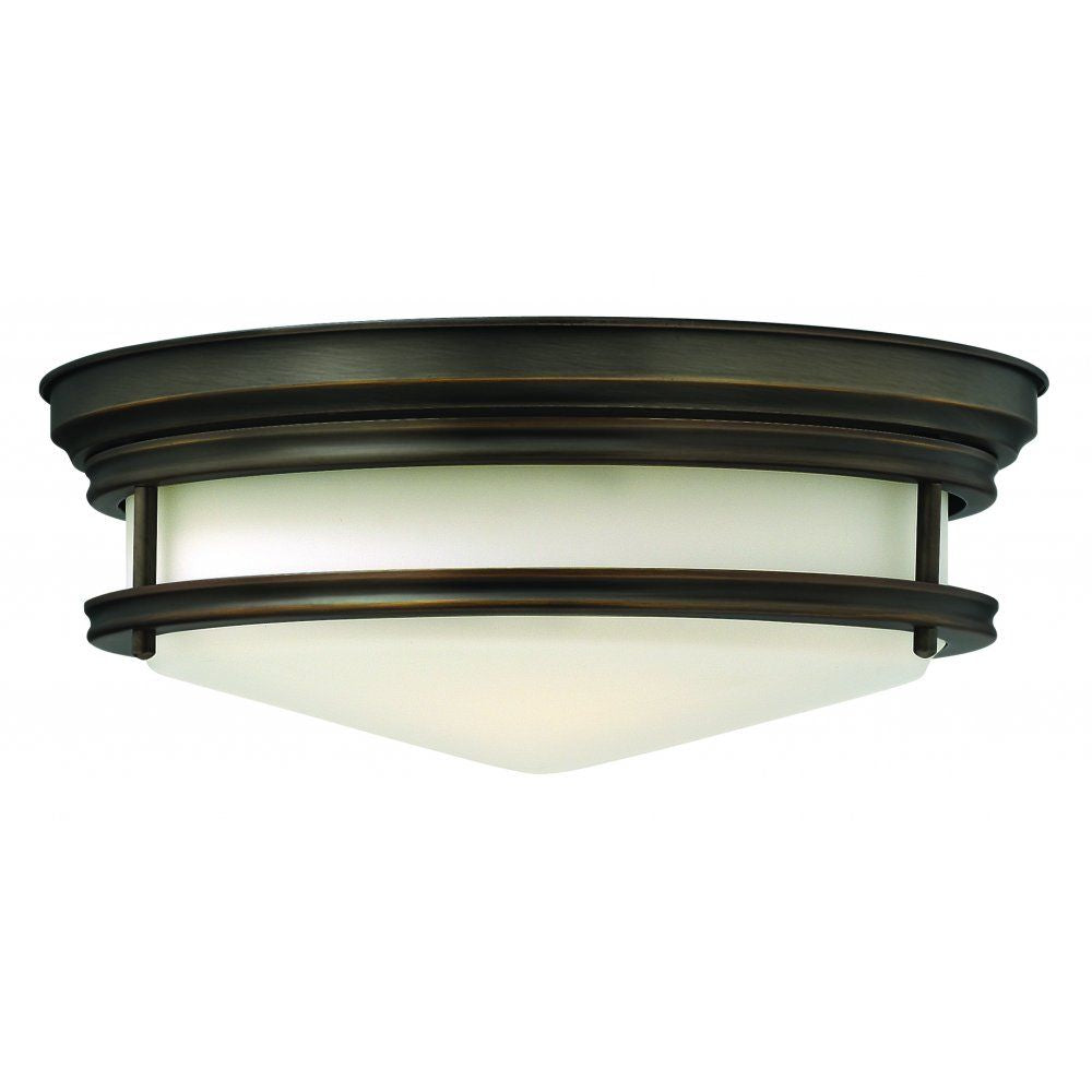 Hinkley HK/HADLEY/F OZ Hadley 3 Light Flush Bronze