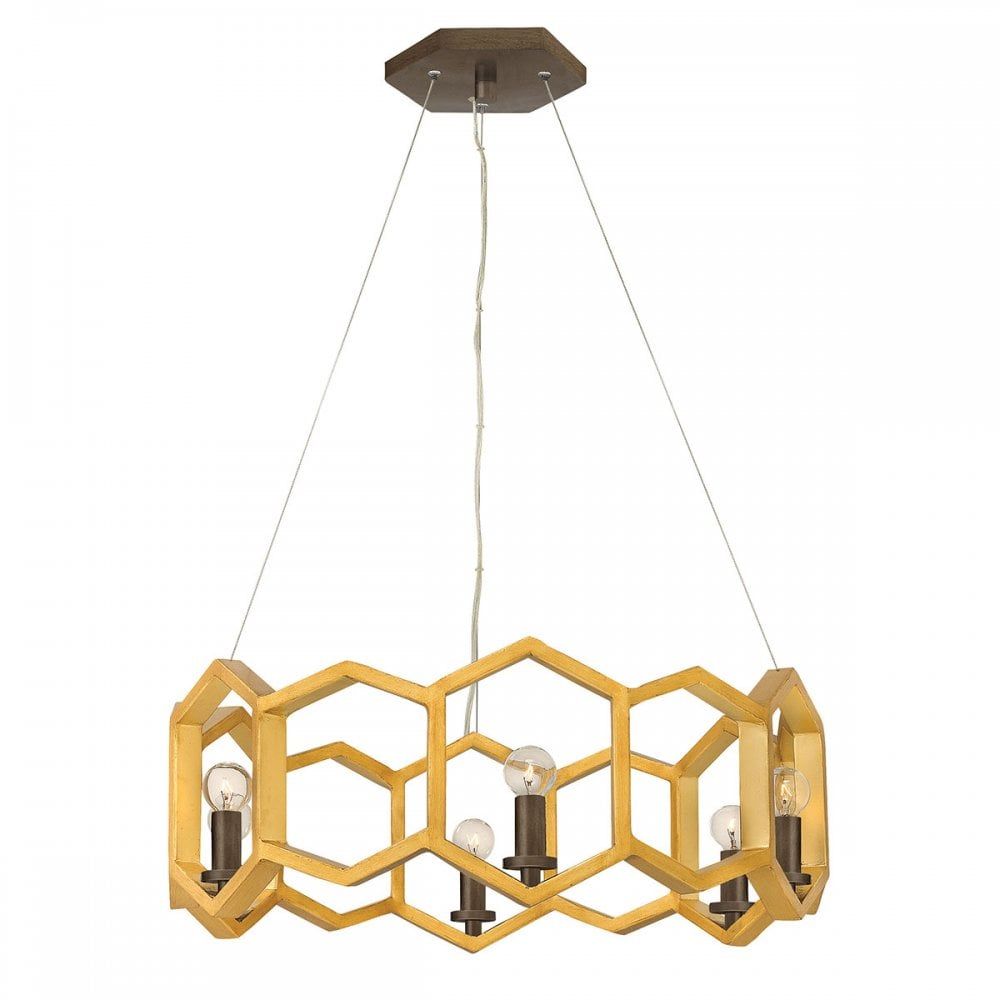 Hinkley HK/MOXIE6/P SSG Moxie (hk) 6 Light Pendant