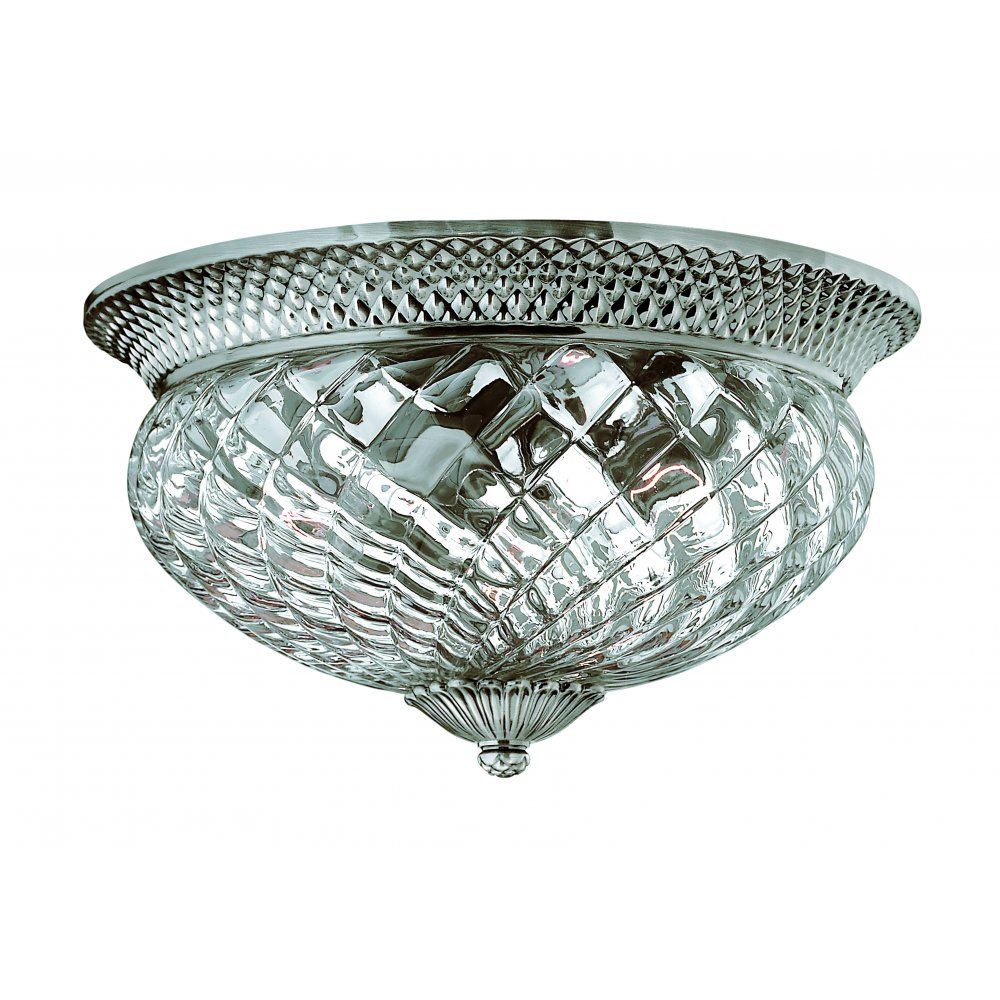 Hinkley HK/PLANT/F/L PL Plantation Large Flush Antique Nickel