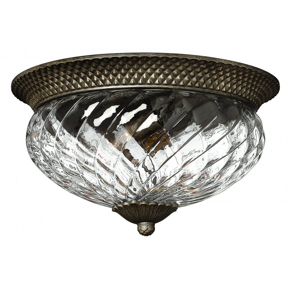 Hinkley HK/PLANT/F/L PZ Plantation Large Flush Pearl Bronze
