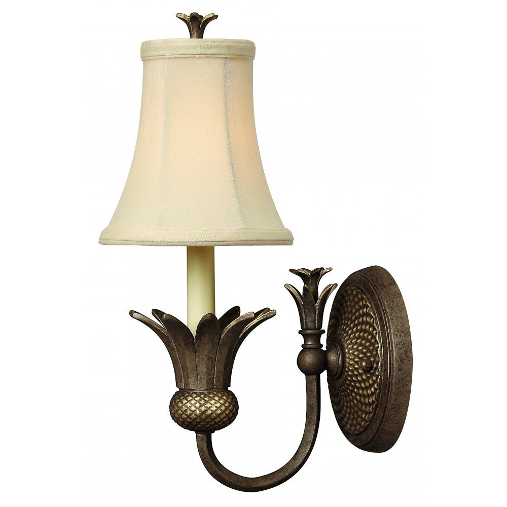 Hinkley HK/PLANT1 PZ Plantation Wall Light Pearl Bronze