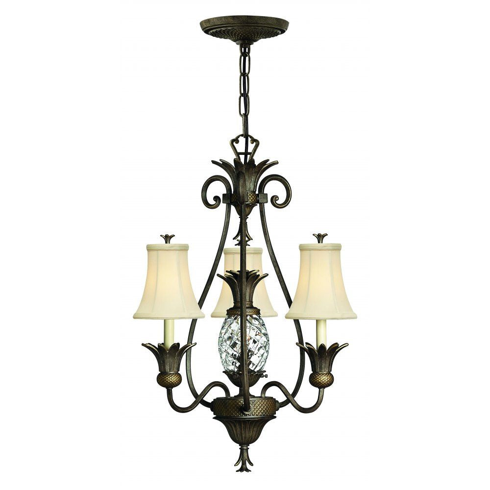 Hinkley HK/PLANT3 PZ Plantation Chandelier Pearl Bronze