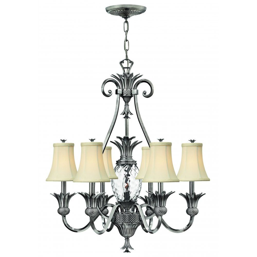 Hinkley HK/PLANT7 PL Plantation Chandelier Antique Nickel