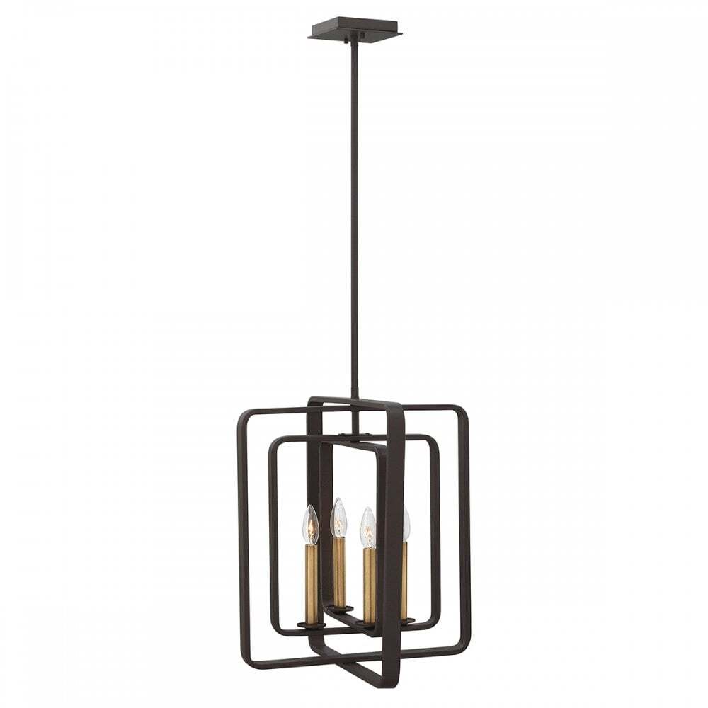 Hinkley HK/QUENTIN/4P/B Quentin 4 Light Pendant Chandelier