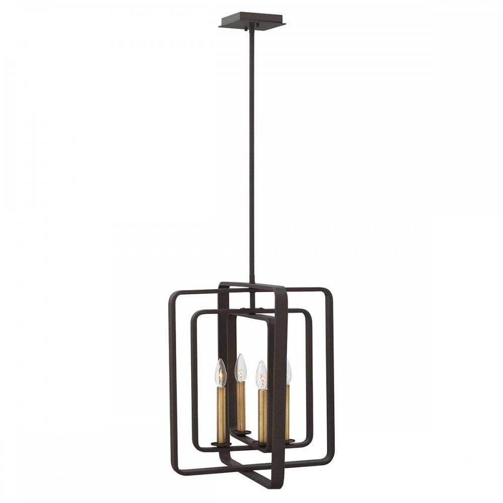 Hinkley HK/QUENTIN/4P/B Quentin 4 Light Pendant Chandelier