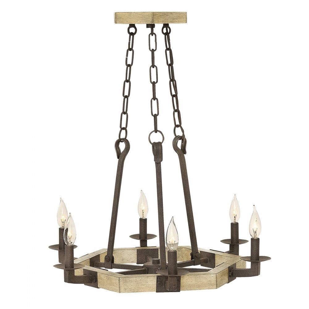 Hinkley HK/WYATT6 Wyatt 6 Light Chandelier