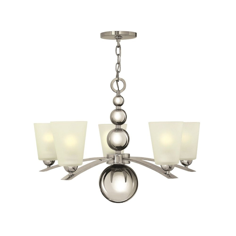 Hinkley HK/ZELDA5 PN Zelda Chandelier Polished Nickel