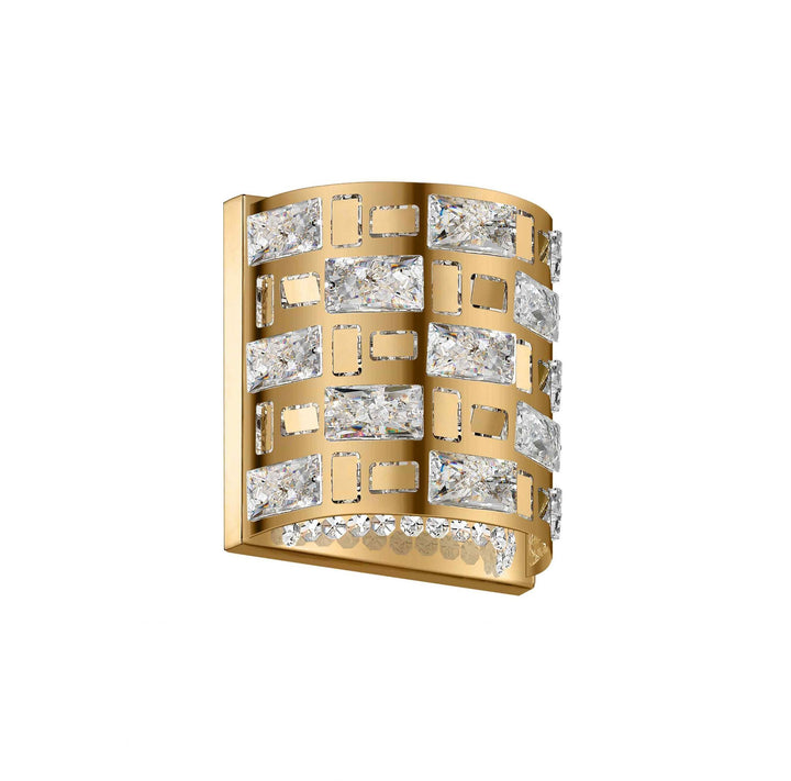 Impex CFH1811/02/WB/G Lola 2 Light Wall Light Gold Crystal