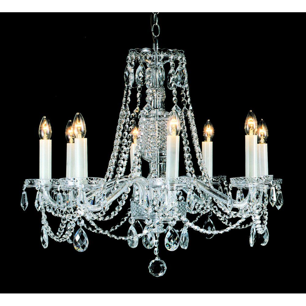 Impex CB125852/08 Opava Lead Crystal Chandelier