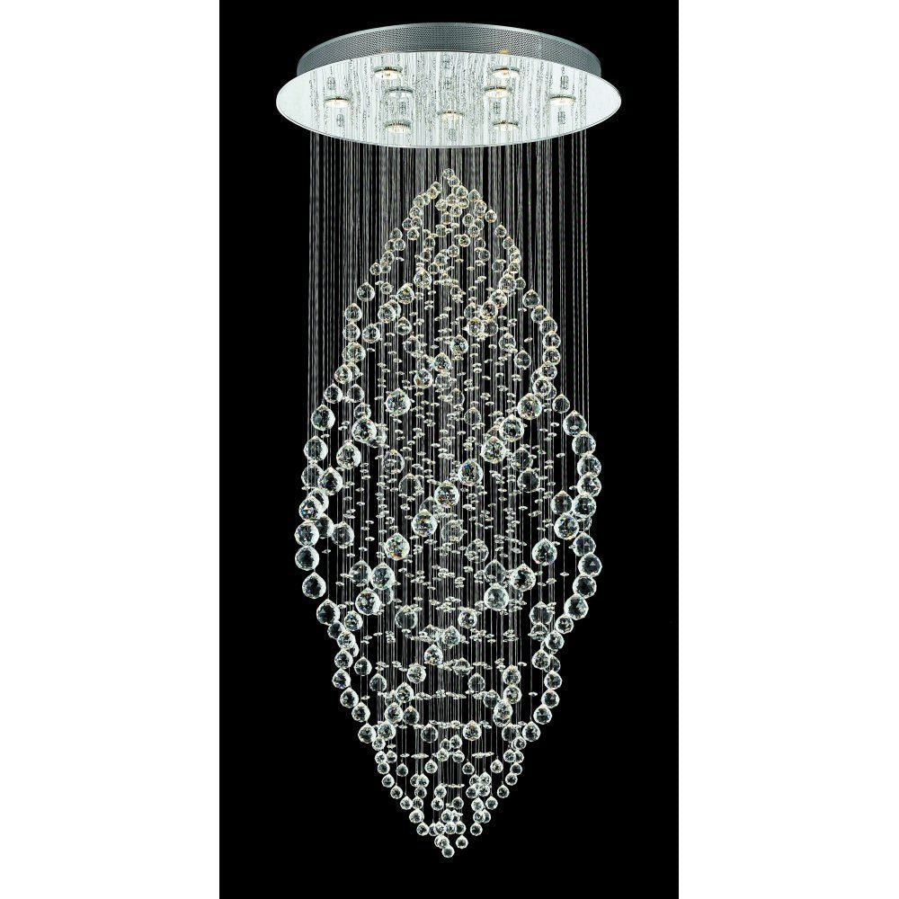 Impex CF110281/09/CH Madrid Modern 9 Light Chrome