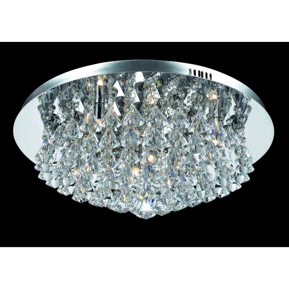 Impex CFH011025/08/CH Parma Chrome Flush