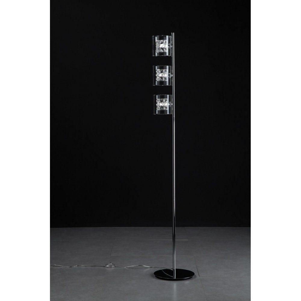 Impex CFH211171/03/FL/CH Sonja Floor Lamp Chrome