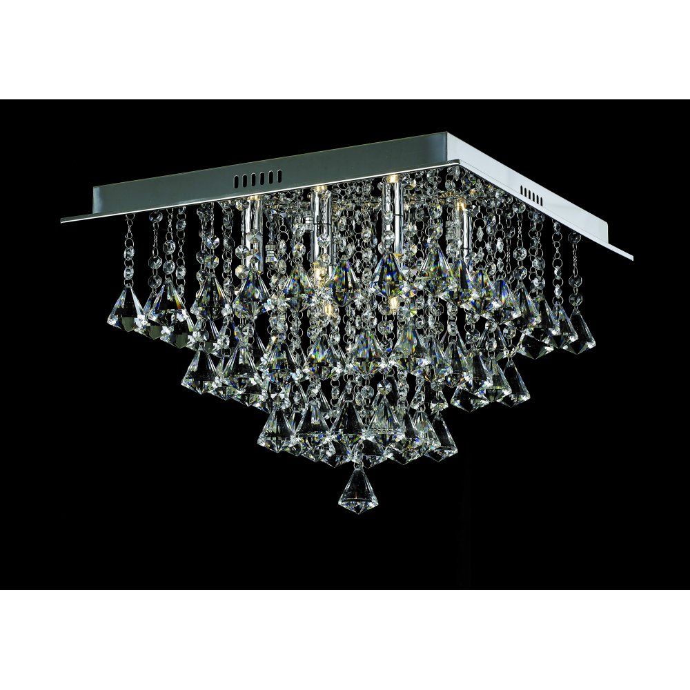 Impex CFH301171/06/PL/CH Parma Square Small Flush