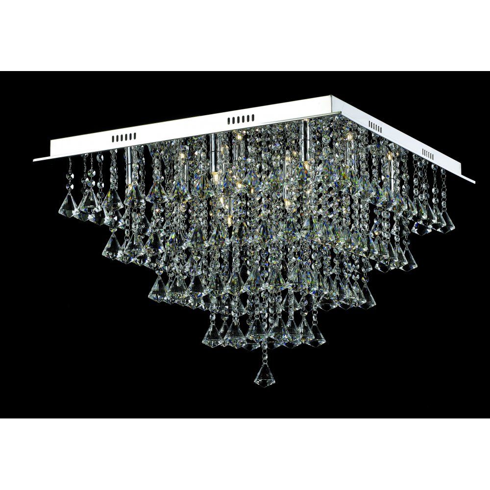 Impex CFH301171/12/PL/CH Parma Square Large Flush