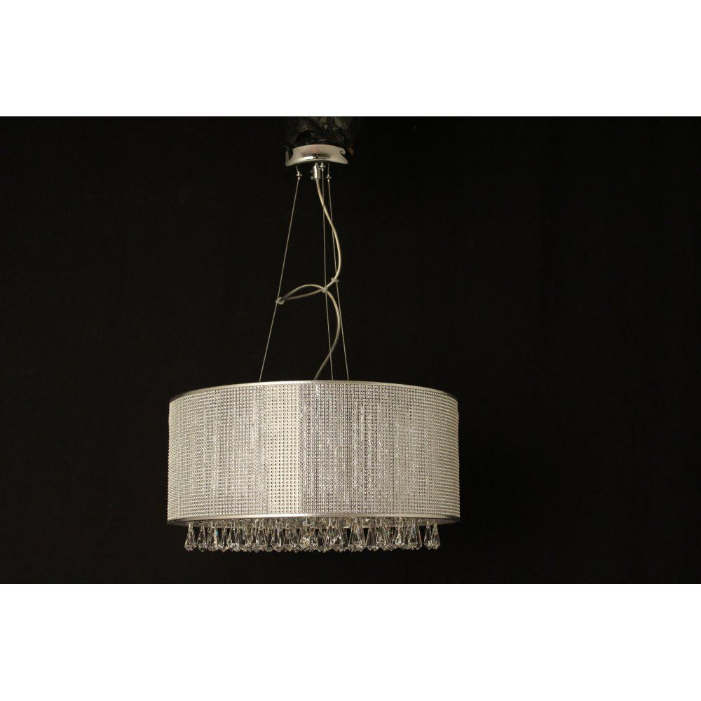 Impex CFH411204/06/BOM/CH Tilly Pendant Crystal Chrome