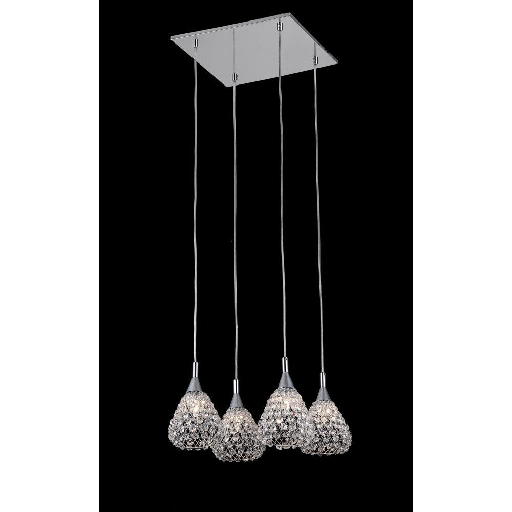 Impex CFH501131/04/CH Simone Pendant Crystal Chrome