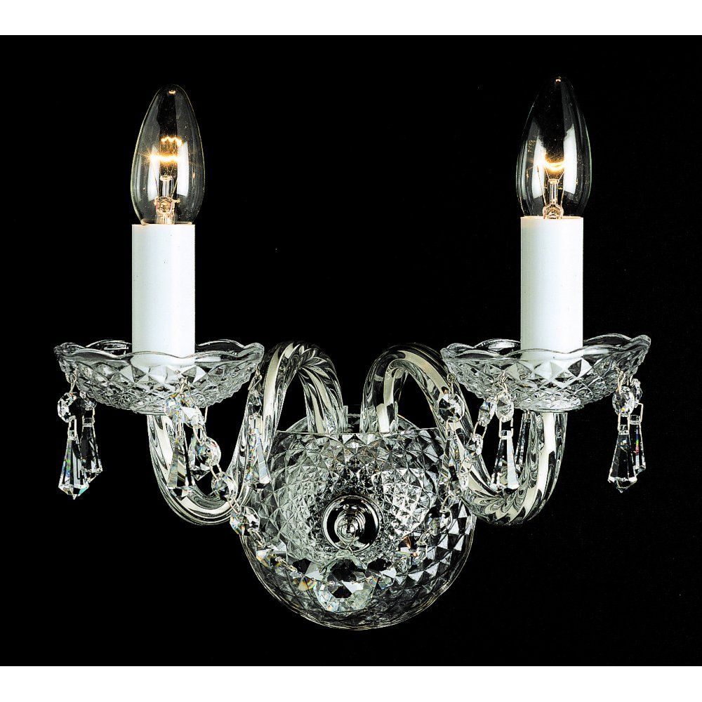 Impex CP00021/02/WB/CH Modra Crystal Trimmed Wall