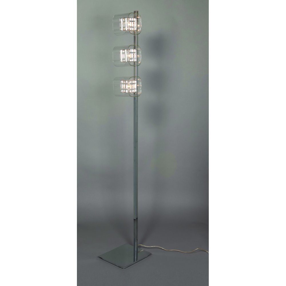Impex PGH01515/FL/CH Avignon Floor Lamp Chrome