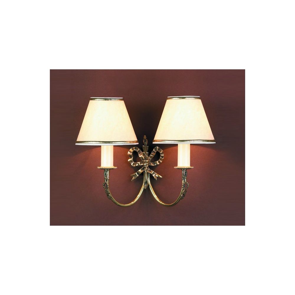 Impex Richmond SMBB00012/PB | Dual Wall Light | Polished Brass
