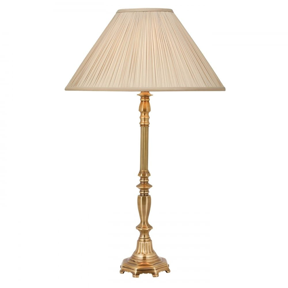 Interiors 1900 63796 Asquith Table Lamp Beige Shade
