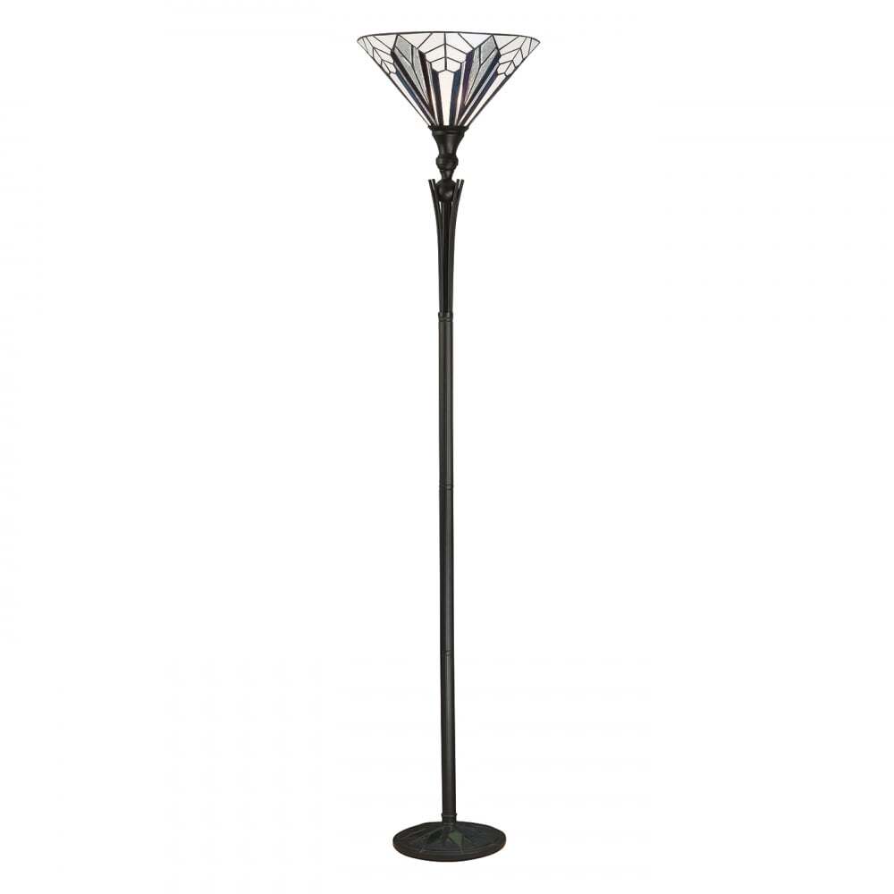 Interiors 1900 63933 Astoria Tiffany Uplighter Floor Lamp
