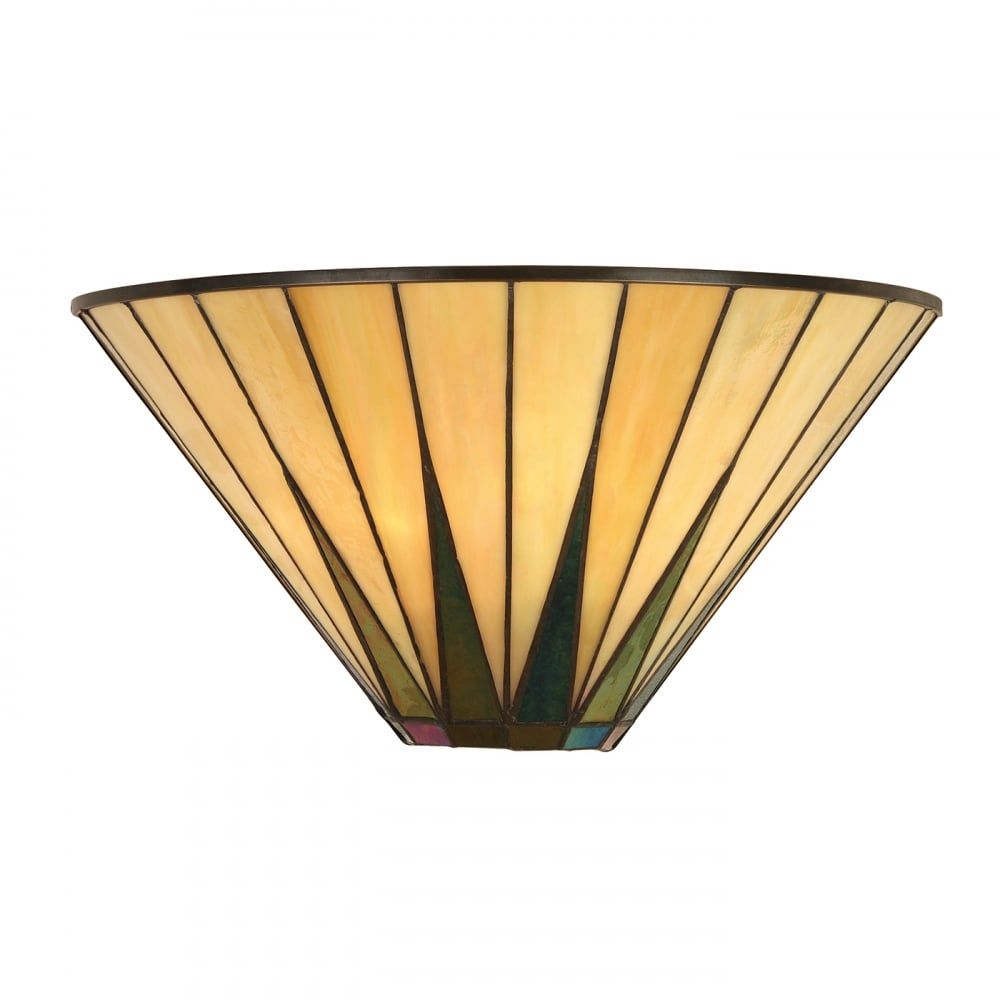 Interiors 1900 64046 Dark Star Tiffany Wall Light
