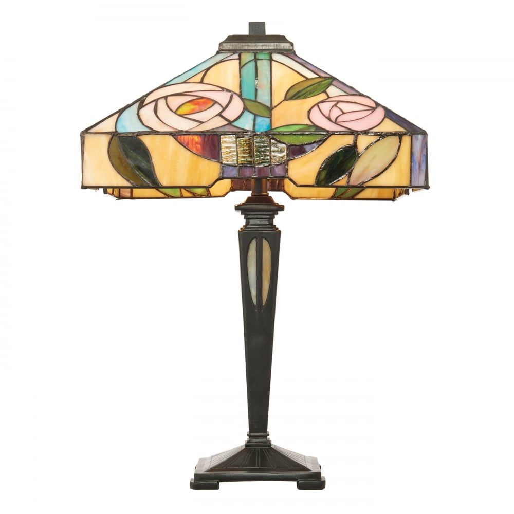 Interiors 1900 64387 Willow Tiffany Medium Table Lamp