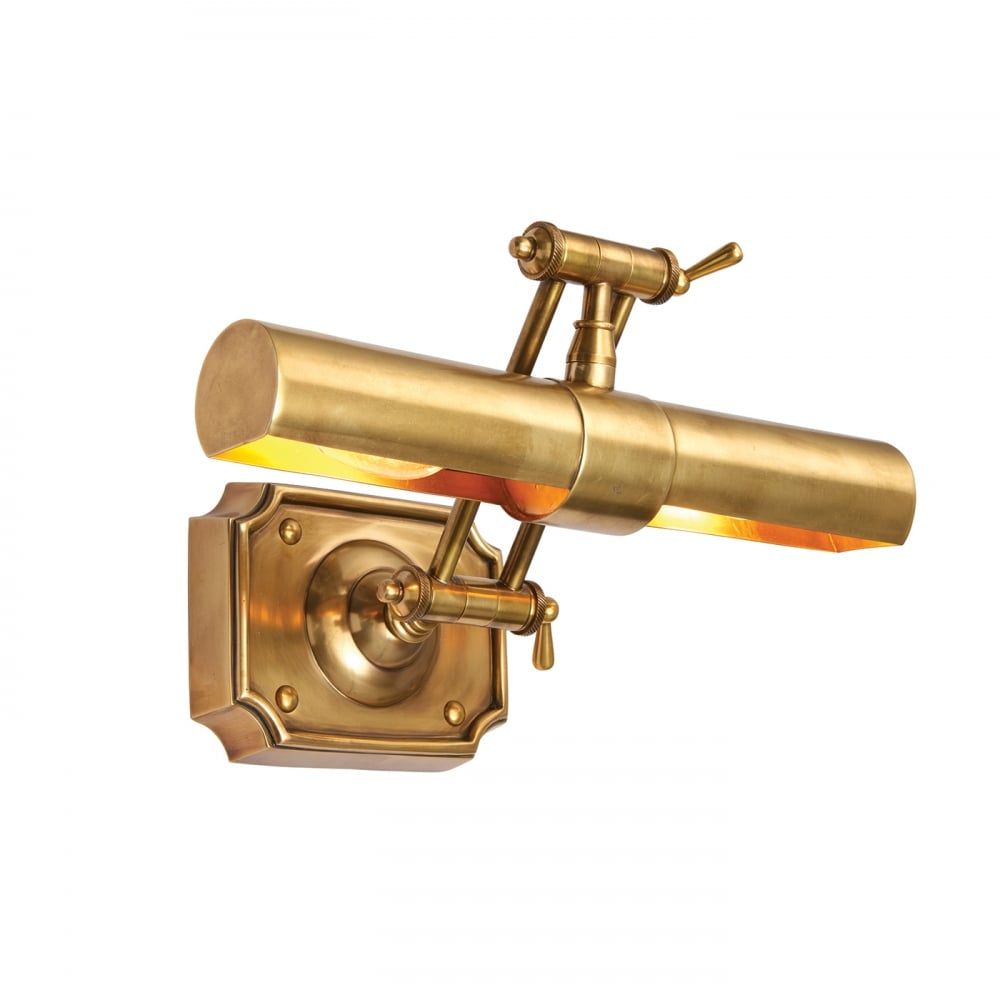 Interiors 1900 69832 Winchester Picture Light Solid Mellow Brass