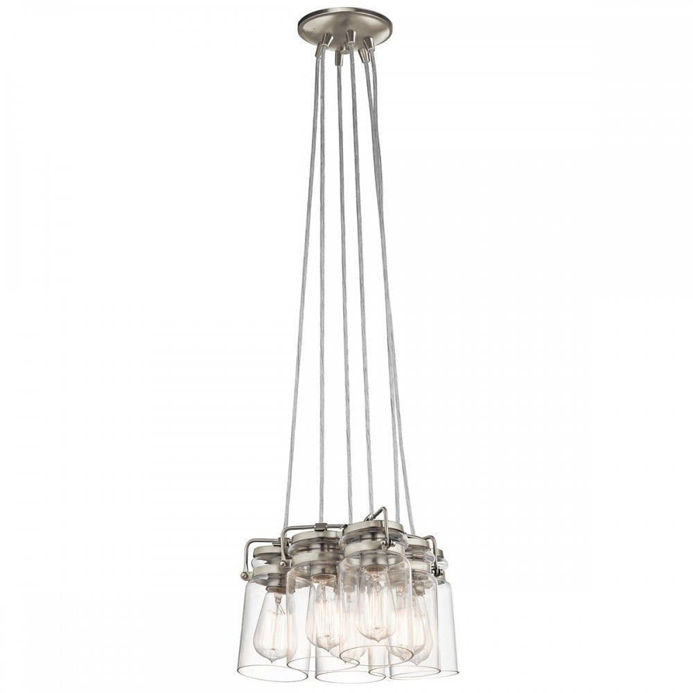 Kichler KL/BRINLEY6 NI Brinley 6 Light Pendant Brushed Nickel