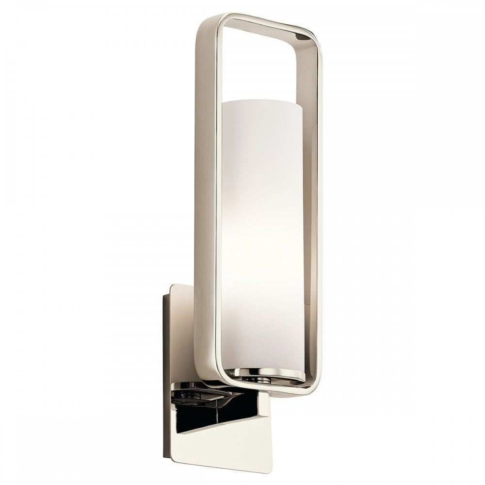 Kichler KL/CITY LOFT1 City Loft 1 Light Wall Light Polished Nickel