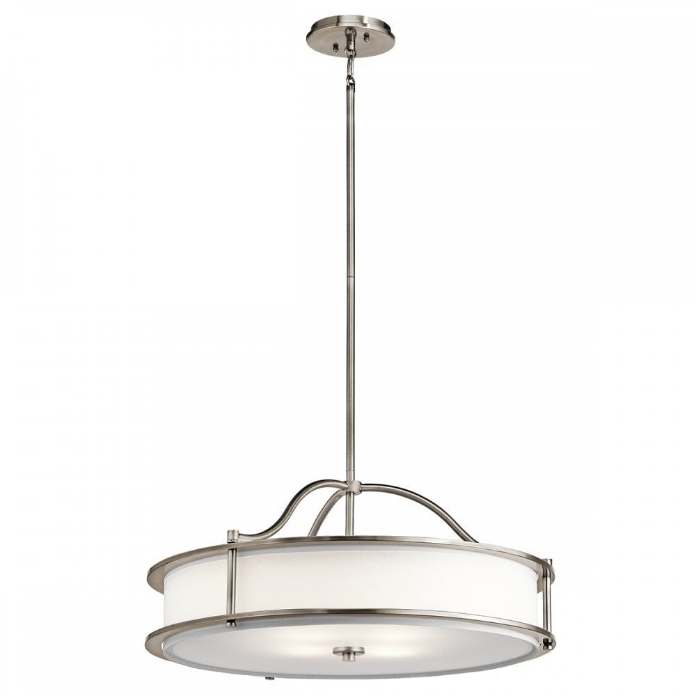 Kichler KL/EMORY/P/M CLP Emory 4 Light Chandelier/semi Flush Classic Pewter