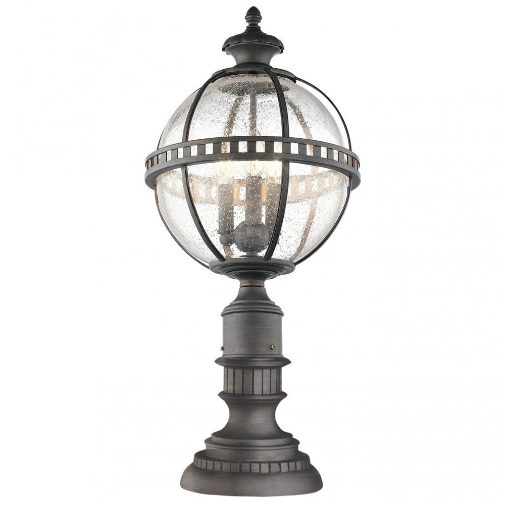 Kichler KL/HALLERON/3M Halleron 3 Light Pedestal Lantern Londonderry