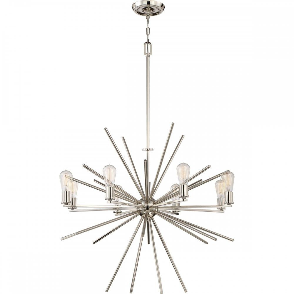 Quoizel QZ/CARNEGIE8 IS Uptown Carnegie 8 Light Chandelier