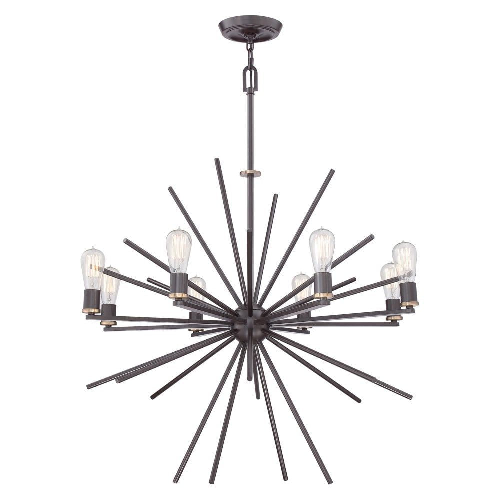 Quoizel QZ/CARNEGIE8 Uptown Carnegie 8 Light Chandelier