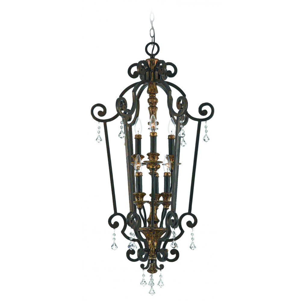 Quoizel QZ/MARQUETTE6/B Marquette 6 Light Chandelier