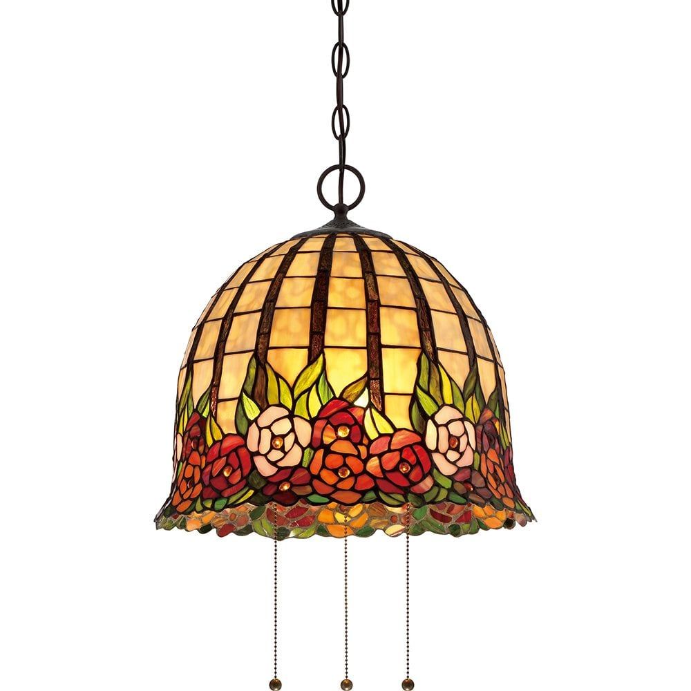 Quoizel QZ/ROSECLIFFE/P Rosecliffe 3 Light Pendant