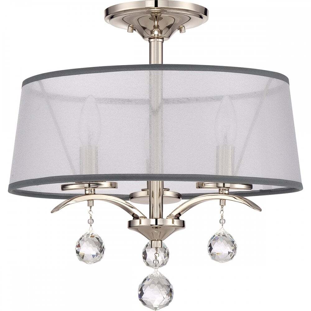 Quoizel QZ/WHITNEY/SF Whitney Semi Flush/pendant