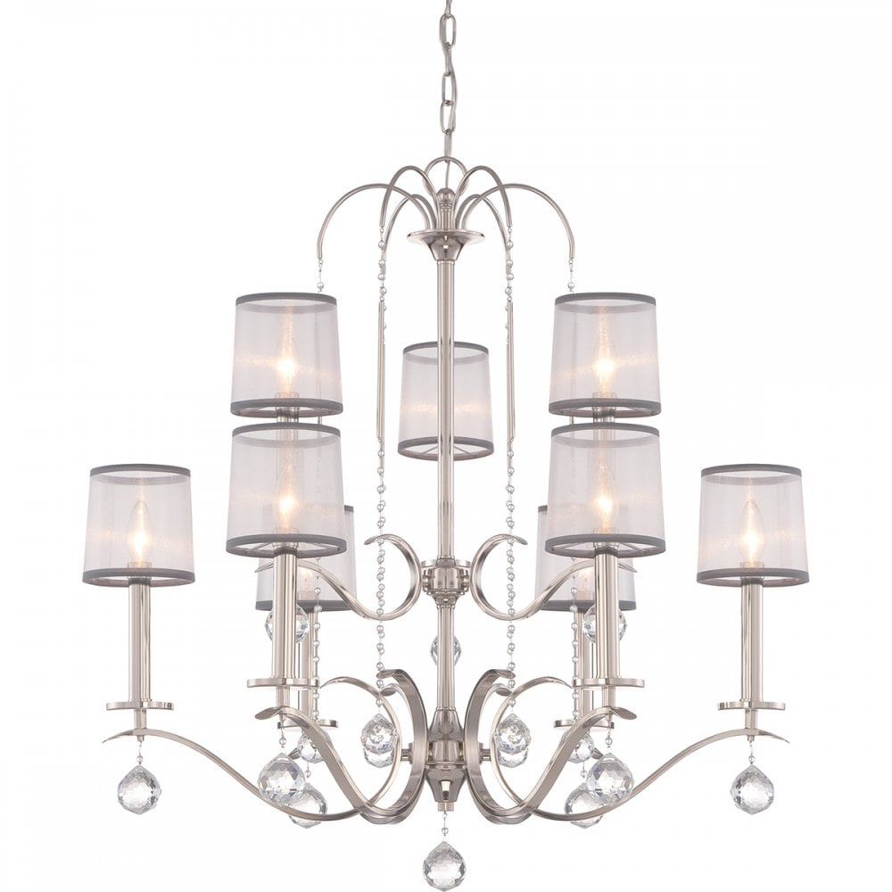 Quoizel QZ/WHITNEY9 Whitney 9 Light Two Tier Chandelier