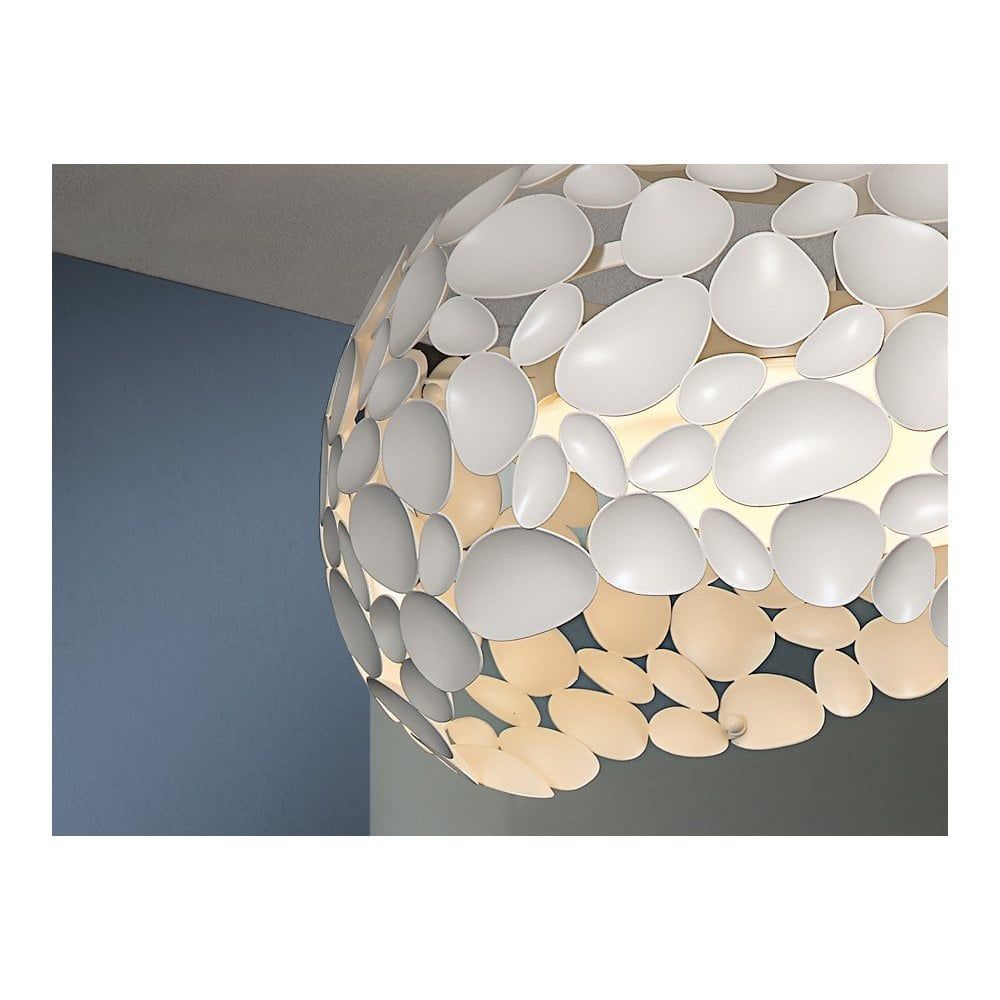 Schuller 266847 Narisa 5 Light Ceiling Light Matt White Opal