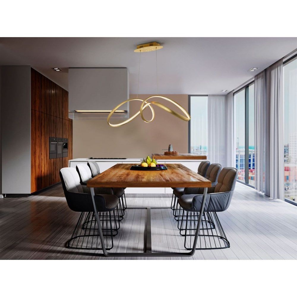 Schuller 328326 Lia LED Pendant Light Gold