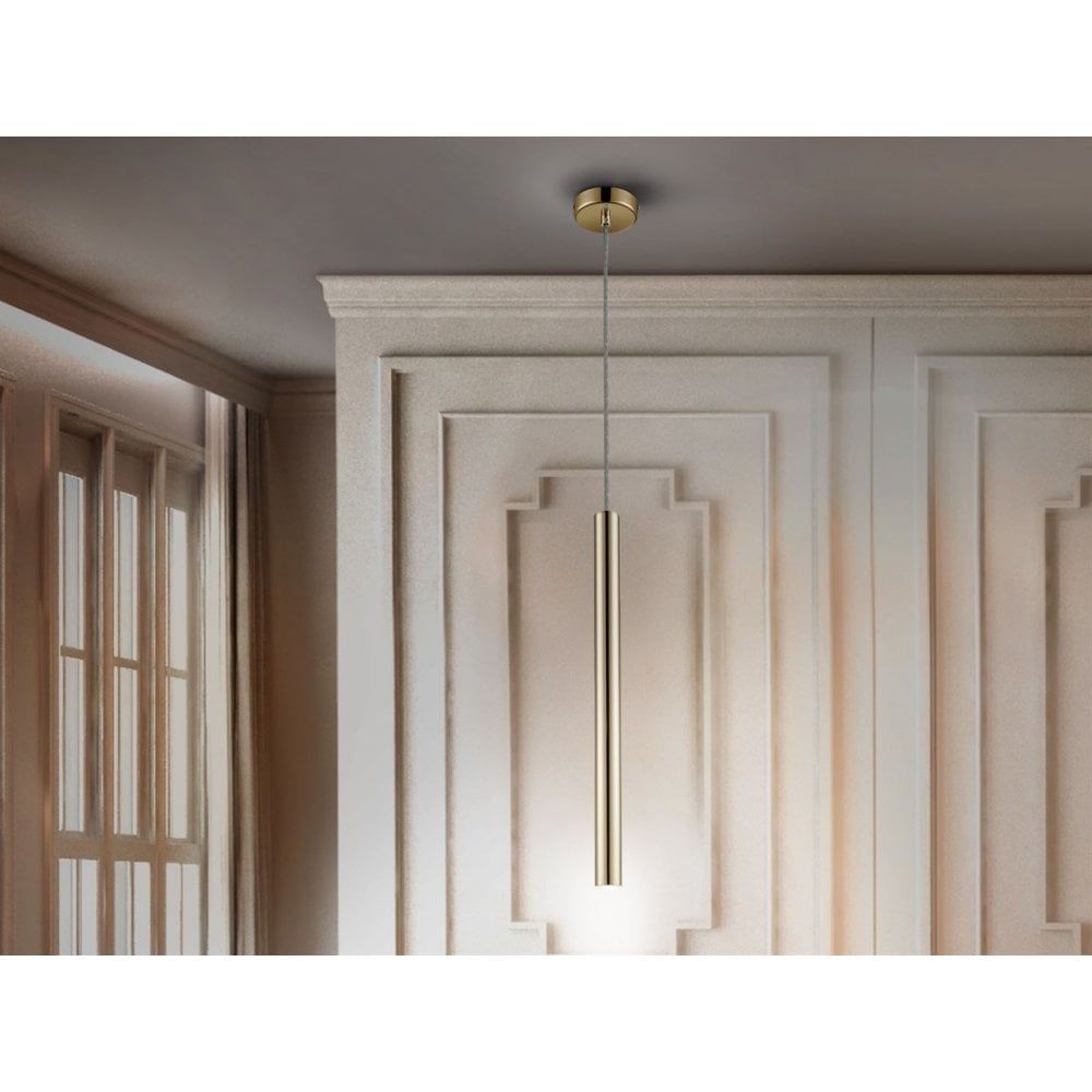 Schuller 373091 Varas LED Pendant Light Gold