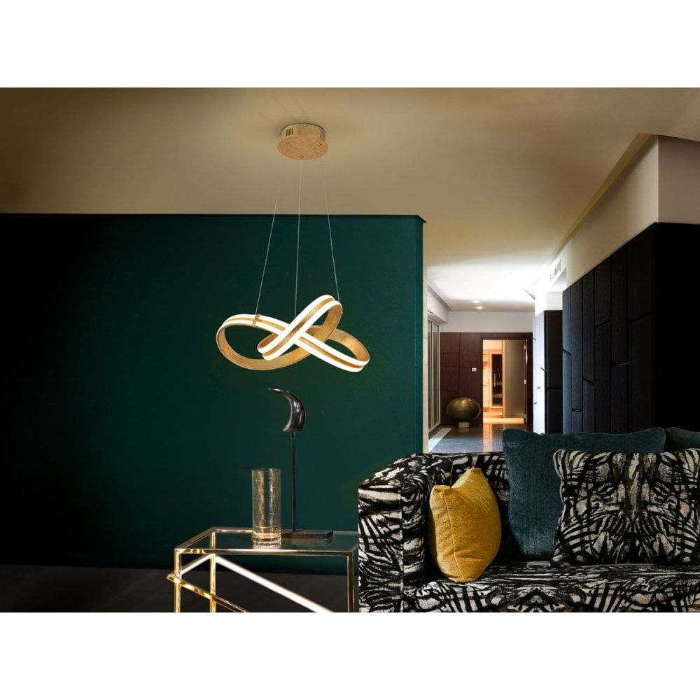 Schuller 486705 Lazas LED Pendant Light Gold