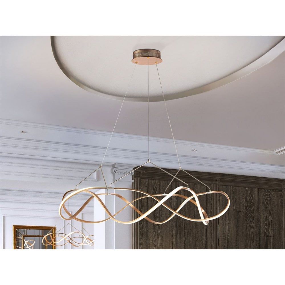 Schuller 763592 Molly LED Pendant Light Rose Gold