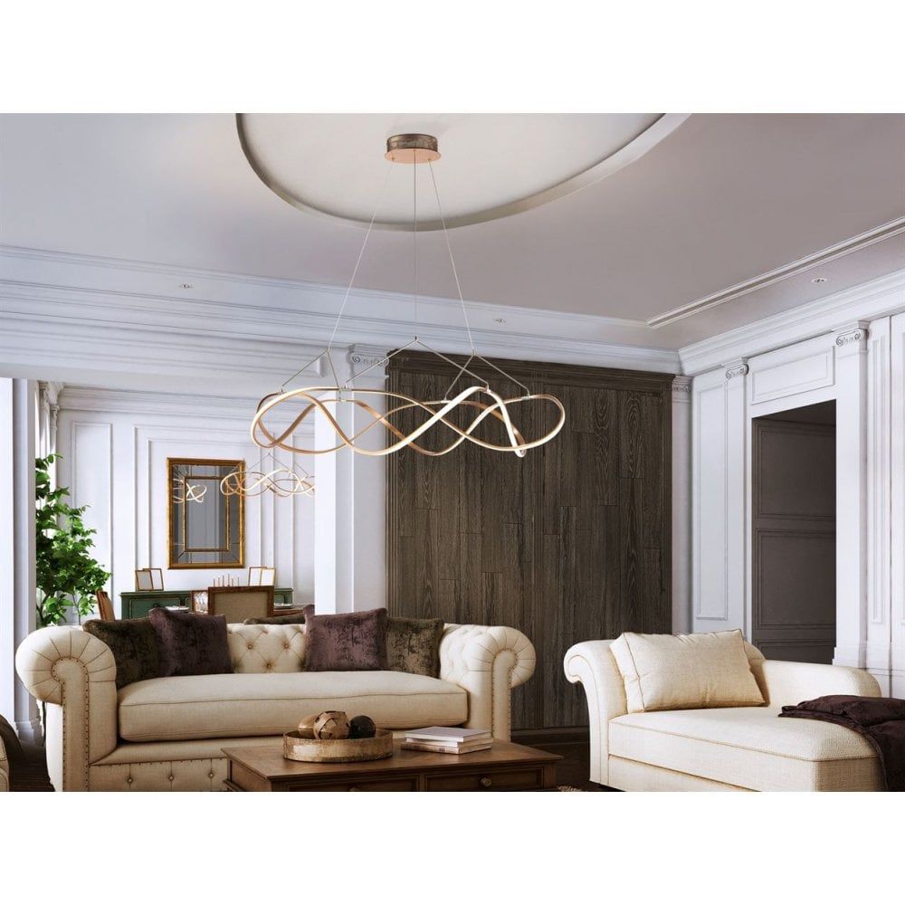 Schuller 763592 Molly LED Pendant Light Rose Gold