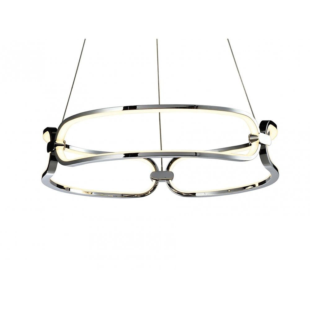 Schuller 786645 Colette LED Pendant Chrome Opal